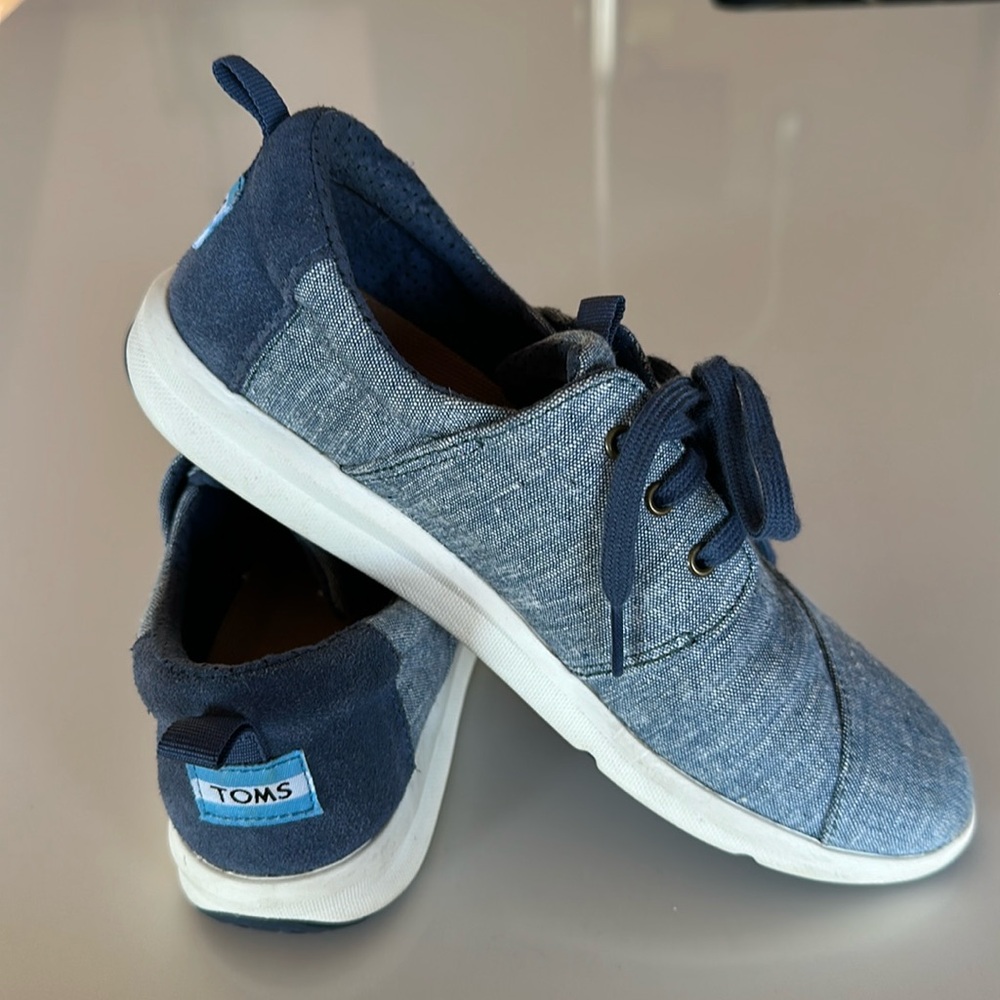 Toms Del Rey - Denim Blue  Sz 7